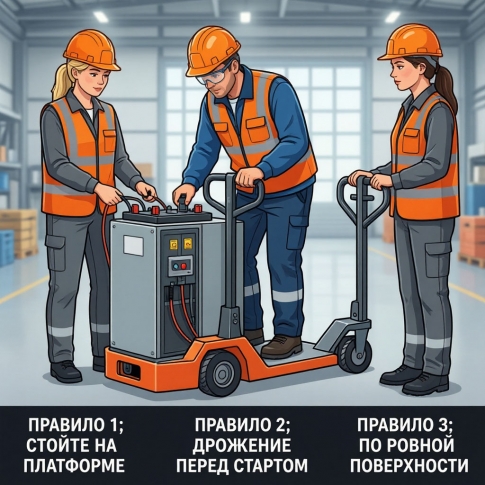 Гидравлическая электротележка: изучаем правила безопасного использования фото
