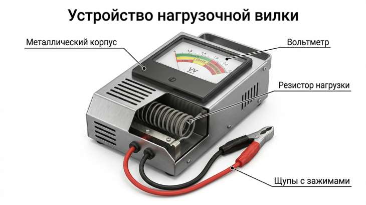Проверяем аккумулятор нагрузочной вилкой: детальная инструкция фото