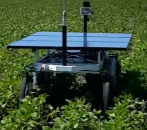 Тележка роботизированная для обработки растений фото