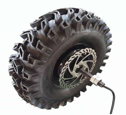 Мотор-колесо 15", 250-400 Вт, с редуктором, Faraday фото