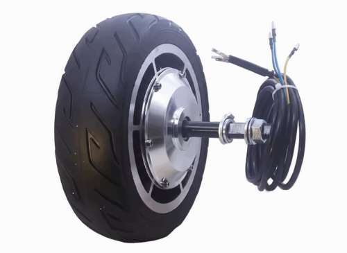 Мотор-колесо 10", 250-320 Вт, с редуктором, HB-10 фото