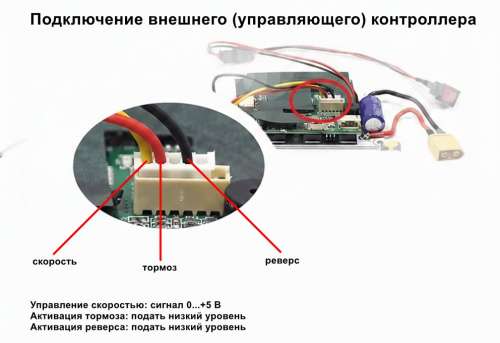 Контроллер бесколлекторного двигателя постоянного тока, 500 Вт, серия YX-S2 фото