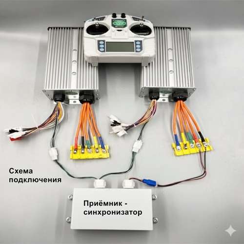 Набор BLDC контроллеров с р/у (RC), 1000-6000 Вт, SM-KK01 фото