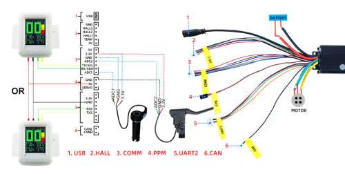 Контроллер бесколлекторного двигателя программируемый Flipsky 75100 75V 100A Single фото