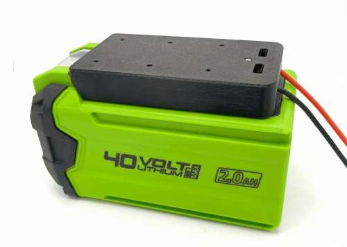 Адаптер для аккумулятора Greenworks G40B5 фото