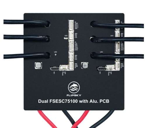Контроллер, регулятор скорости Flipsky 75100 75V 100A Dual ngle ESC на основе VESC фото