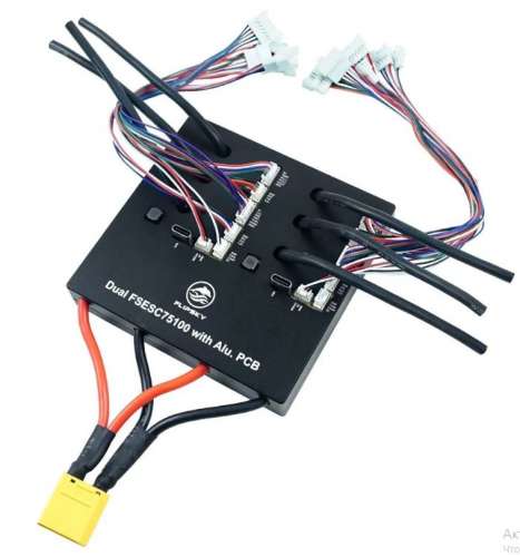Контроллер, регулятор скорости Flipsky 75100 75V 100A Dual ngle ESC на основе VESC фото