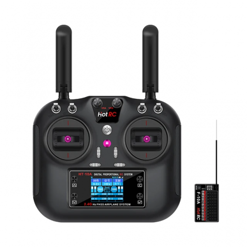 Радиосистема аппаратура HOTRC HT-10A RX TX (ПДУ/РУ) фото