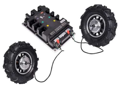 Контроллер бесколлекторного двигателя двухканальный программируемый, 2000 Вт, MXES-W100100D12 фото