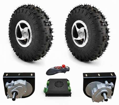 Электропривод для тележки с р/у (RC), 500-700 Вт, набор SM-KT03 фото