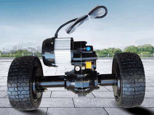 Электропривод для тележки 500-1200 Вт, с дифференциалом, SM-KT06 фото