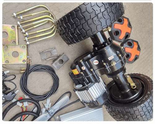 Электропривод для тележки 500-1200 Вт, с дифференциалом, SM-KT06 фото