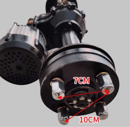 Электропривод для тележки 500-1200 Вт, с дифференциалом, SM-KT06 фото