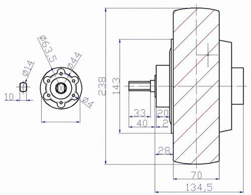 Одностороннее (консольное) фото