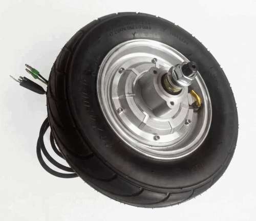 Мотор-колесо 9", 350-1000 Вт, без редуктора, пневмо, Faraday фото