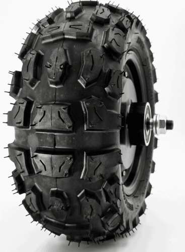 Мотор-колесо 11", 500-800 Вт, с редуктором, пневмо, Faraday фото