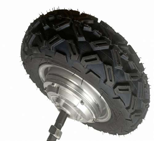 Мотор-колесо 10", 350-1000 Вт, без редуктора, пневмо, Faraday фото