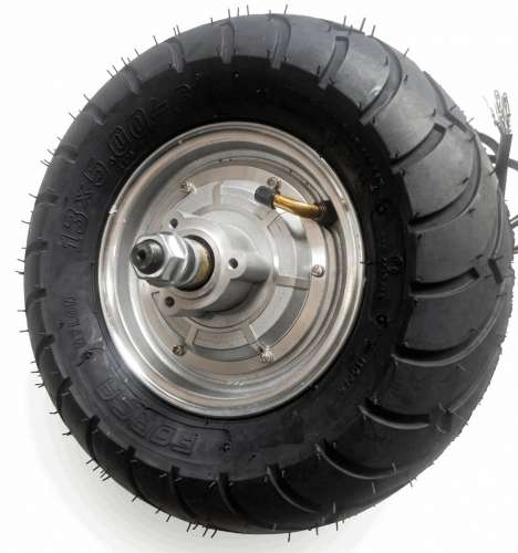 Мотор-колесо 11", 350-1000 Вт, без редуктора, пневмо, Faraday фото