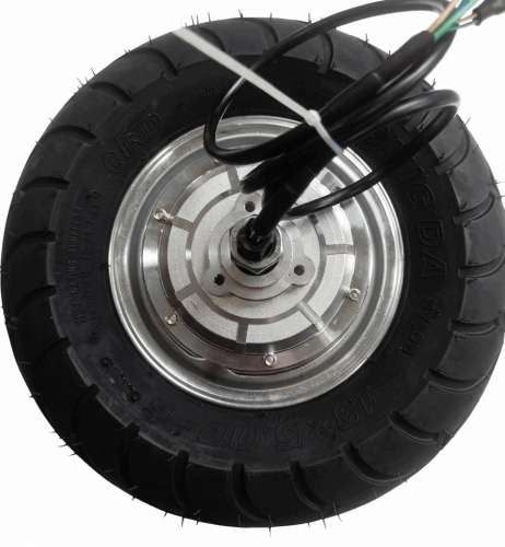 Мотор-колесо 11", 350-1000 Вт, без редуктора, пневмо, Faraday фото