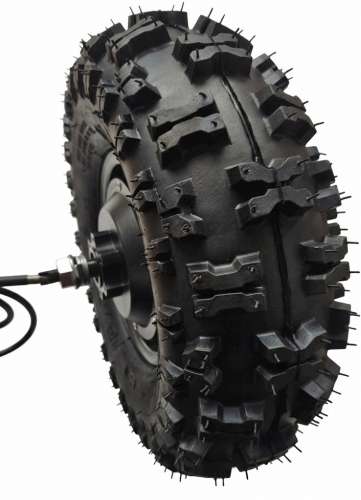 Мотор-колесо 13", 250-400 Вт, с редуктором, пневмо, Faraday фото