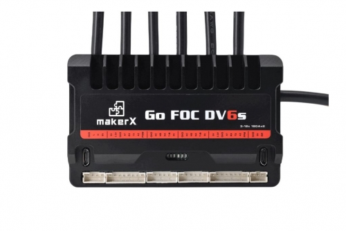 Контроллер бесщёточного двигателя BLDC двухканальный (8-60 В, 2х180 А, MakerX Go-FOC DV6s) фото
