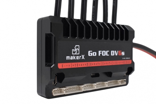 Контроллер бесщёточного двигателя BLDC двухканальный (8-60 В, 2х180 А, MakerX Go-FOC DV6s) фото