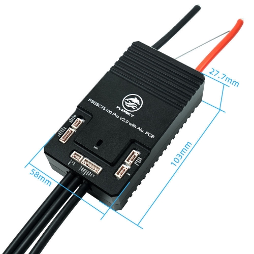 Контроллер бесщёточного двигателя BLDC (14-84 В, 150 А, Flipsky 75100 Pro V2.0) фото