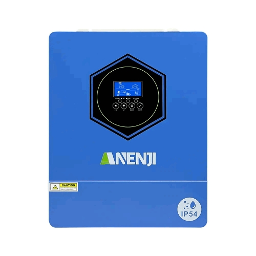 Гибридный солнечный инвертор 4,2 кВт 24 В (ANENJI ANJ-4200W-24V-IP54-W) фото