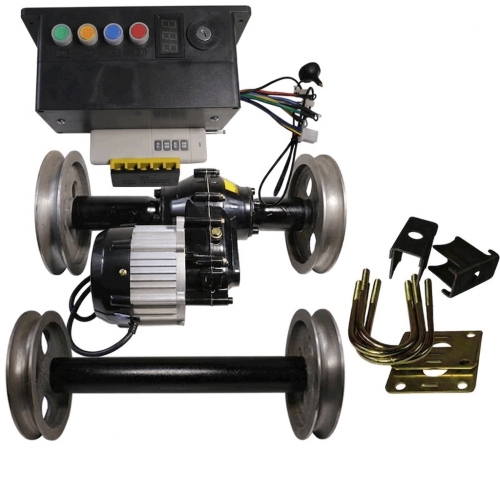Электропривод для лёгкой рельсовой тележки с р/у (RC) (500 Вт, 48/60 В, SM-KT20) фото