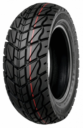 Покрышка (шина) бескамерная внедорожная 10x3.0-6.5 (для мотор-колеса 600 Вт) фото