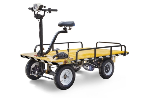 Электрическая тележка платформенная  Rutrike СКЛАД 1500 NEW (600кг, 1520×1040) фото