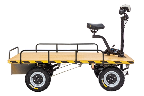 Электрическая тележка платформенная  Rutrike СКЛАД 1500 NEW (600кг, 1520×1040) фото